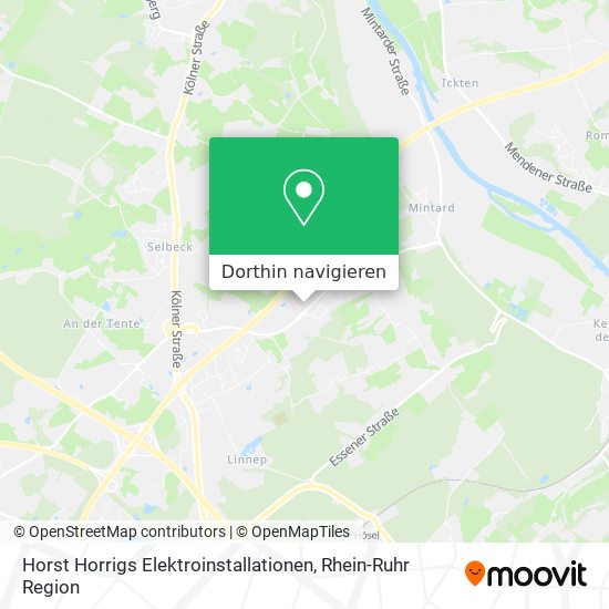 Horst Horrigs Elektroinstallationen Karte
