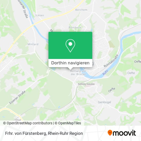Frhr. von Fürstenberg Karte