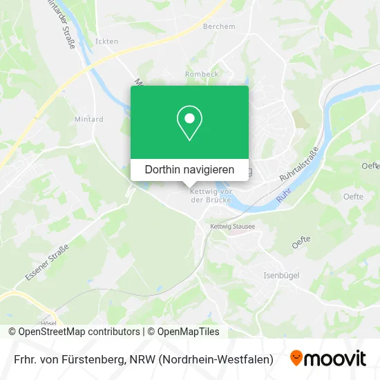 Frhr. von Fürstenberg Karte