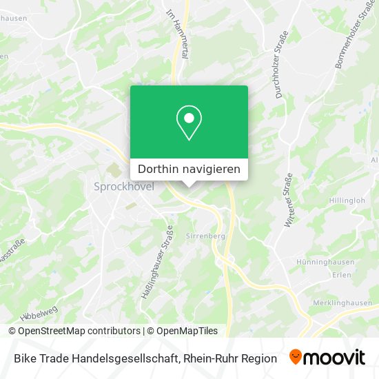 Bike Trade Handelsgesellschaft Karte