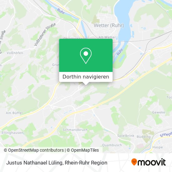 Justus Nathanael Lüling Karte