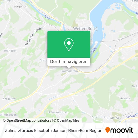 Zahnarztpraxis Elisabeth Janson Karte