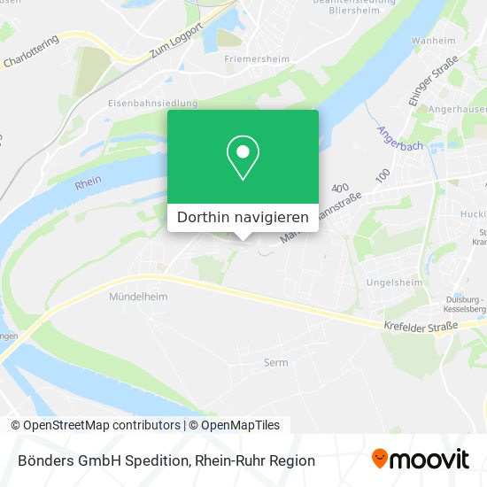 Bönders GmbH Spedition Karte