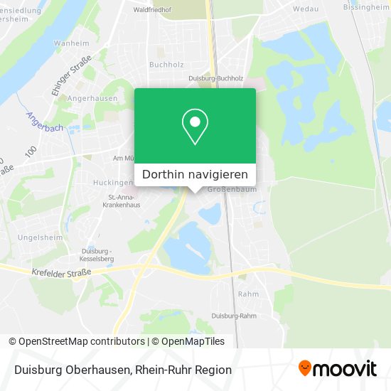 Duisburg Oberhausen Karte