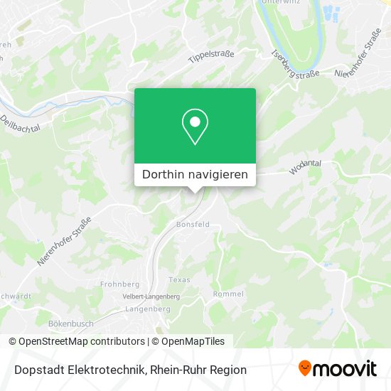 Dopstadt Elektrotechnik Karte