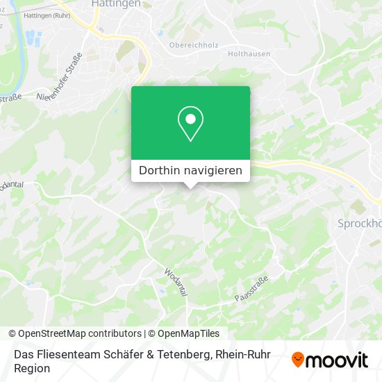 Das Fliesenteam Schäfer & Tetenberg Karte
