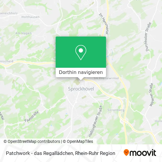 Patchwork - das Regallädchen Karte