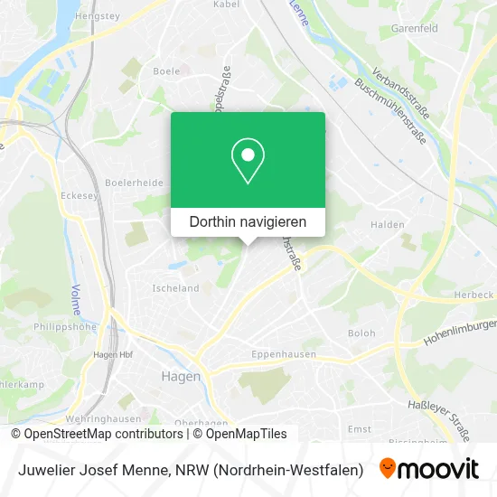 Juwelier Josef Menne Karte