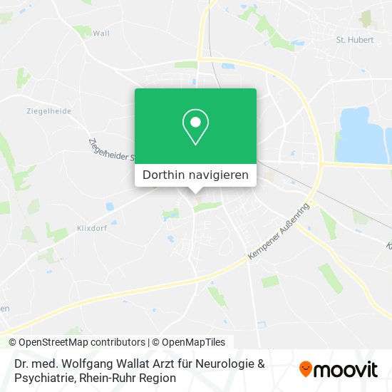 Dr. med. Wolfgang Wallat Arzt für Neurologie & Psychiatrie Karte