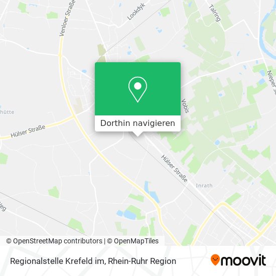 Regionalstelle Krefeld im Karte