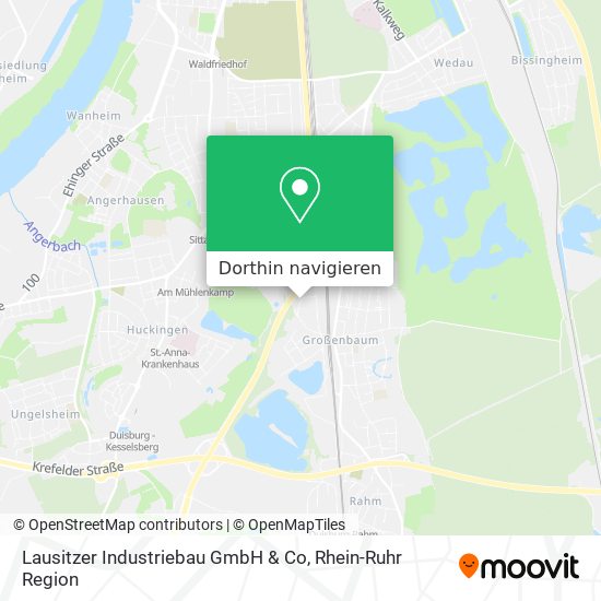 Lausitzer Industriebau GmbH & Co Karte