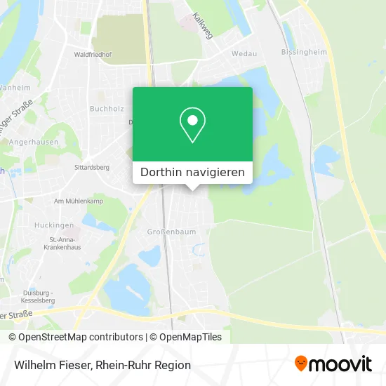 Wilhelm Fieser Karte