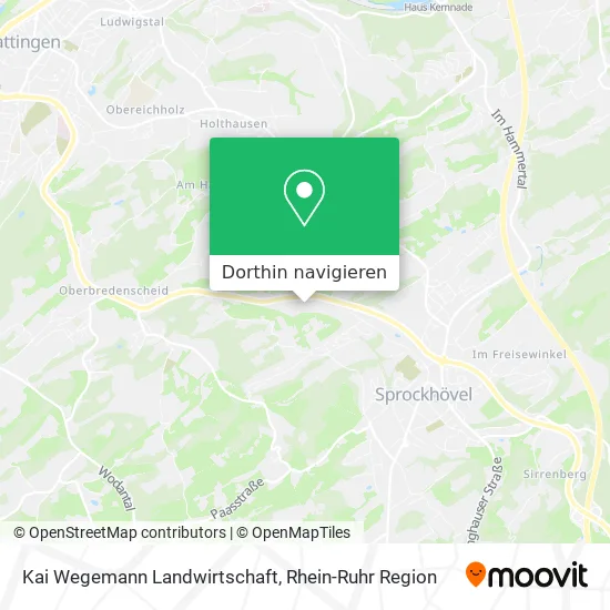 Kai Wegemann Landwirtschaft Karte