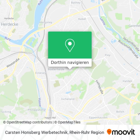 Carsten Honsberg Werbetechnik Karte
