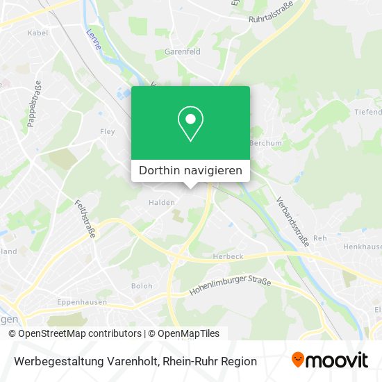 Werbegestaltung Varenholt Karte