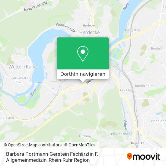 Barbara Portmann-Gerstein Fachärztin F. Allgemeinmedizin Karte