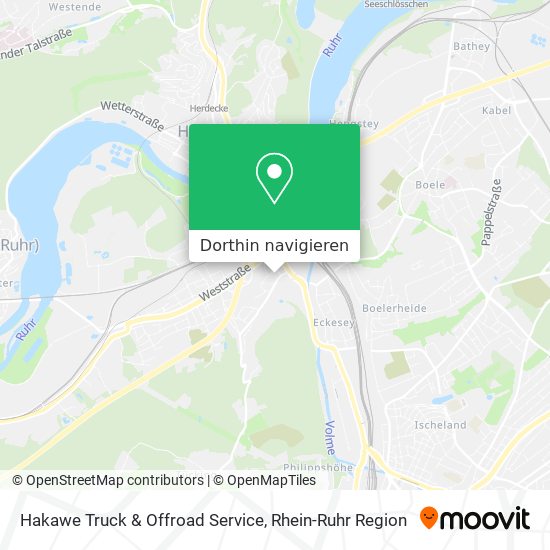 Hakawe Truck & Offroad Service Karte