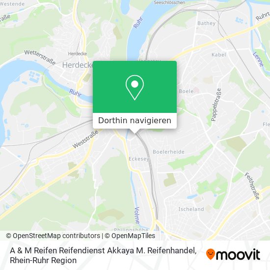 A & M Reifen Reifendienst Akkaya M. Reifenhandel Karte