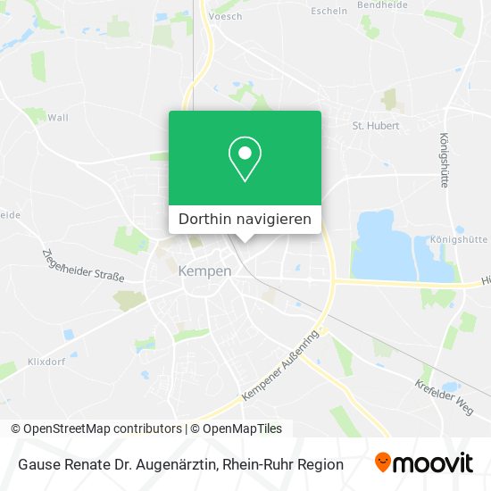 Gause Renate Dr. Augenärztin Karte