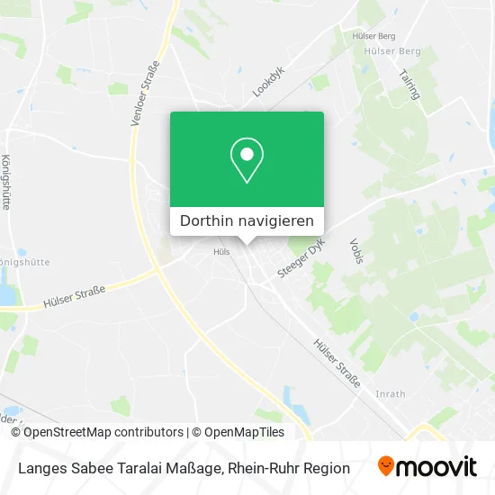 Langes Sabee Taralai Maßage Karte
