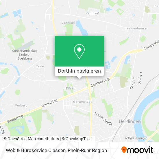 Web & Büroservice Classen Karte