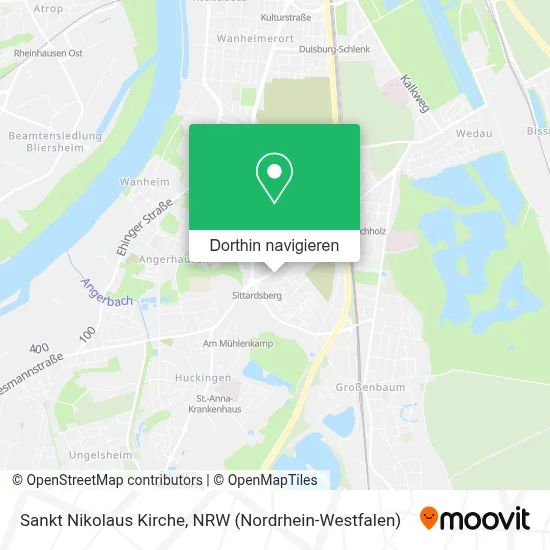 Sankt Nikolaus Kirche Karte