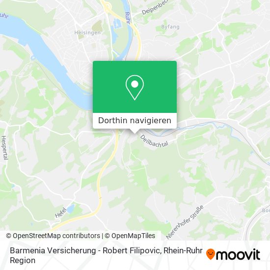 Barmenia Versicherung - Robert Filipovic Karte
