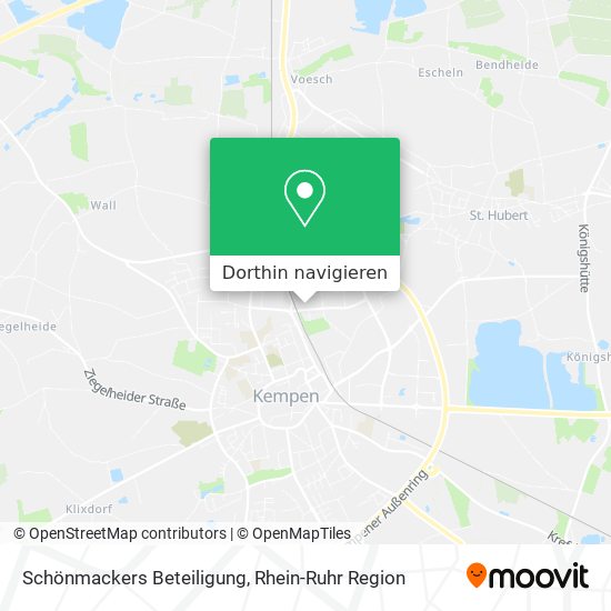 Schönmackers Beteiligung Karte