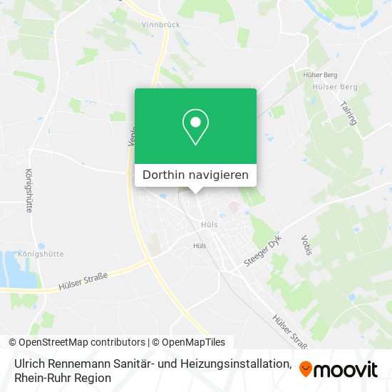 Ulrich Rennemann Sanitär- und Heizungsinstallation Karte
