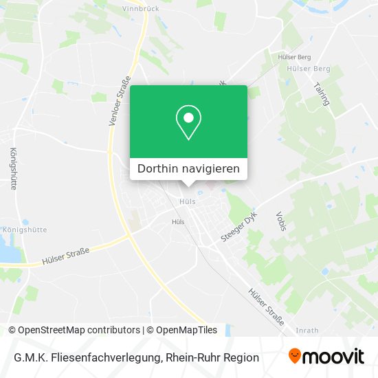 G.M.K. Fliesenfachverlegung Karte