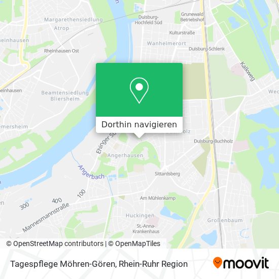 Tagespflege Möhren-Gören Karte