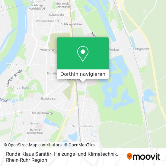 Runde Klaus Sanitär- Heizungs- und Klimatechnik Karte