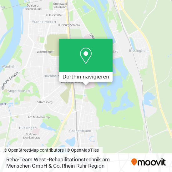 Reha-Team West -Rehabilitationstechnik am Menschen GmbH & Co Karte
