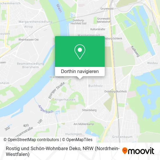 Rostig und Schön-Wohnbare Deko Karte