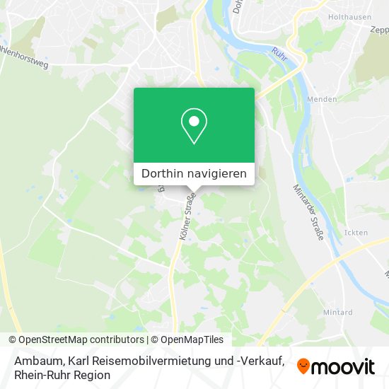 Ambaum, Karl Reisemobilvermietung und -Verkauf Karte