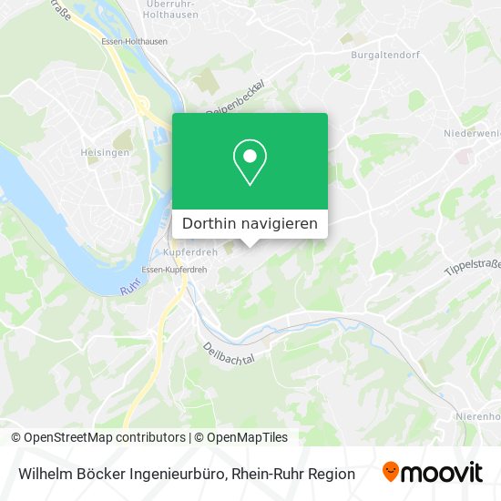 Wilhelm Böcker Ingenieurbüro Karte