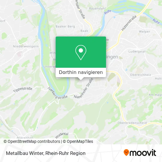 Metallbau Winter Karte