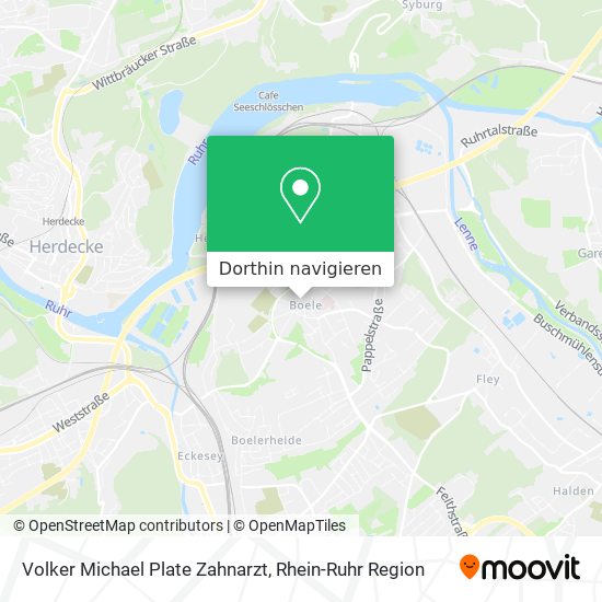 Volker Michael Plate Zahnarzt Karte