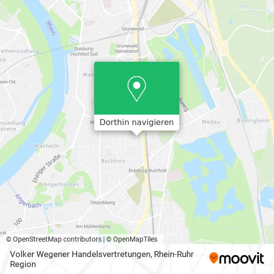 Volker Wegener Handelsvertretungen Karte