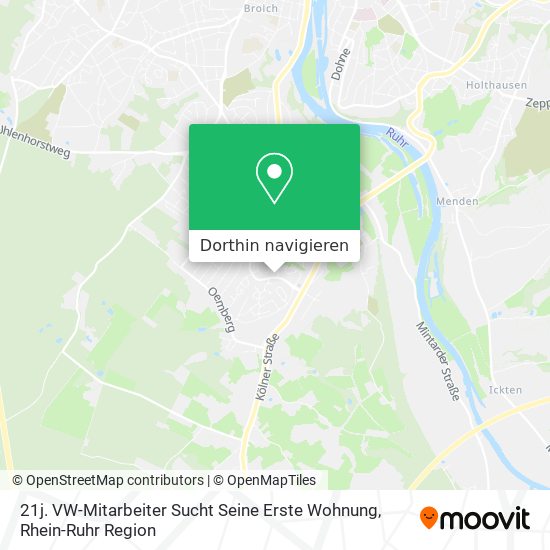 21j. VW-Mitarbeiter Sucht Seine Erste Wohnung Karte