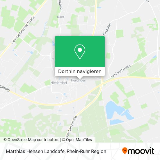 Matthias Hensen Landcafe Karte