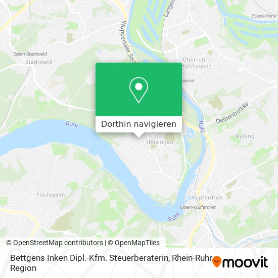 Bettgens Inken Dipl.-Kfm. Steuerberaterin Karte