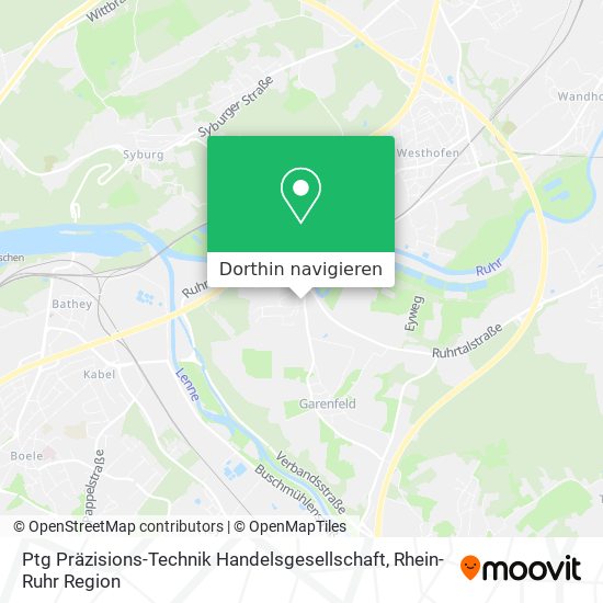 Ptg Präzisions-Technik Handelsgesellschaft Karte