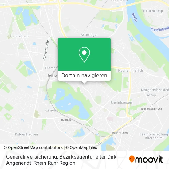Generali Versicherung, Bezirksagenturleiter Dirk Angenendt Karte