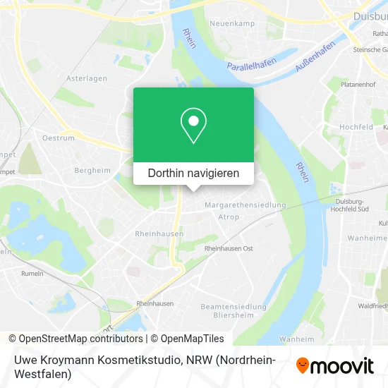 Uwe Kroymann Kosmetikstudio Karte