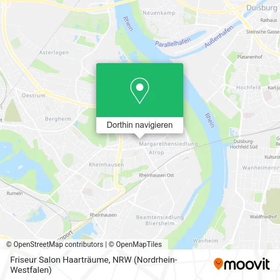 Friseur Salon Haarträume Karte