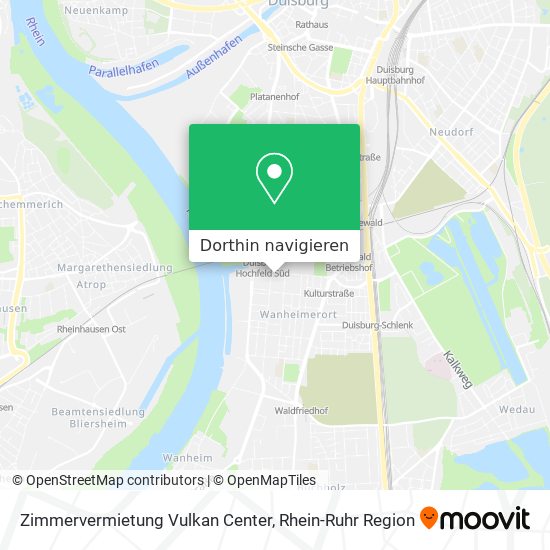 Zimmervermietung Vulkan Center Karte