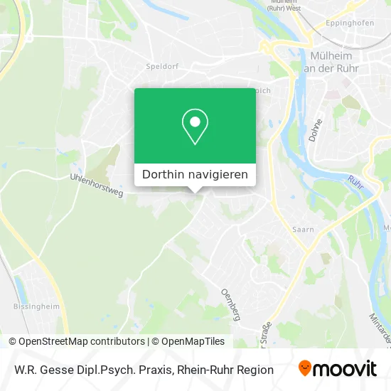 W.R. Gesse Dipl.Psych. Praxis Karte