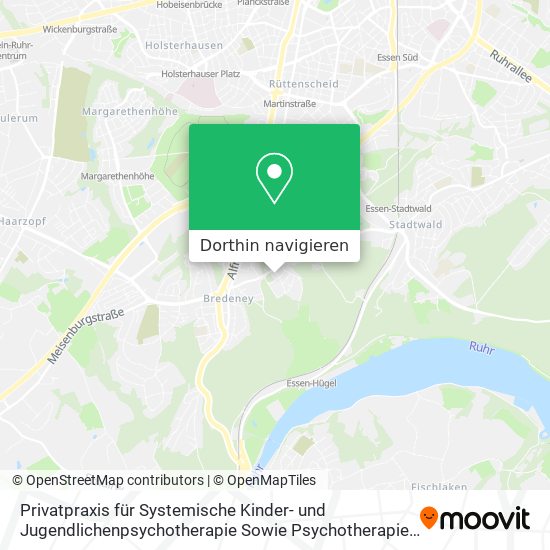 Privatpraxis für Systemische Kinder- und Jugendlichenpsychotherapie Sowie Psychotherapie für Erwach Karte
