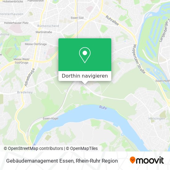 Gebäudemanagement Essen Karte